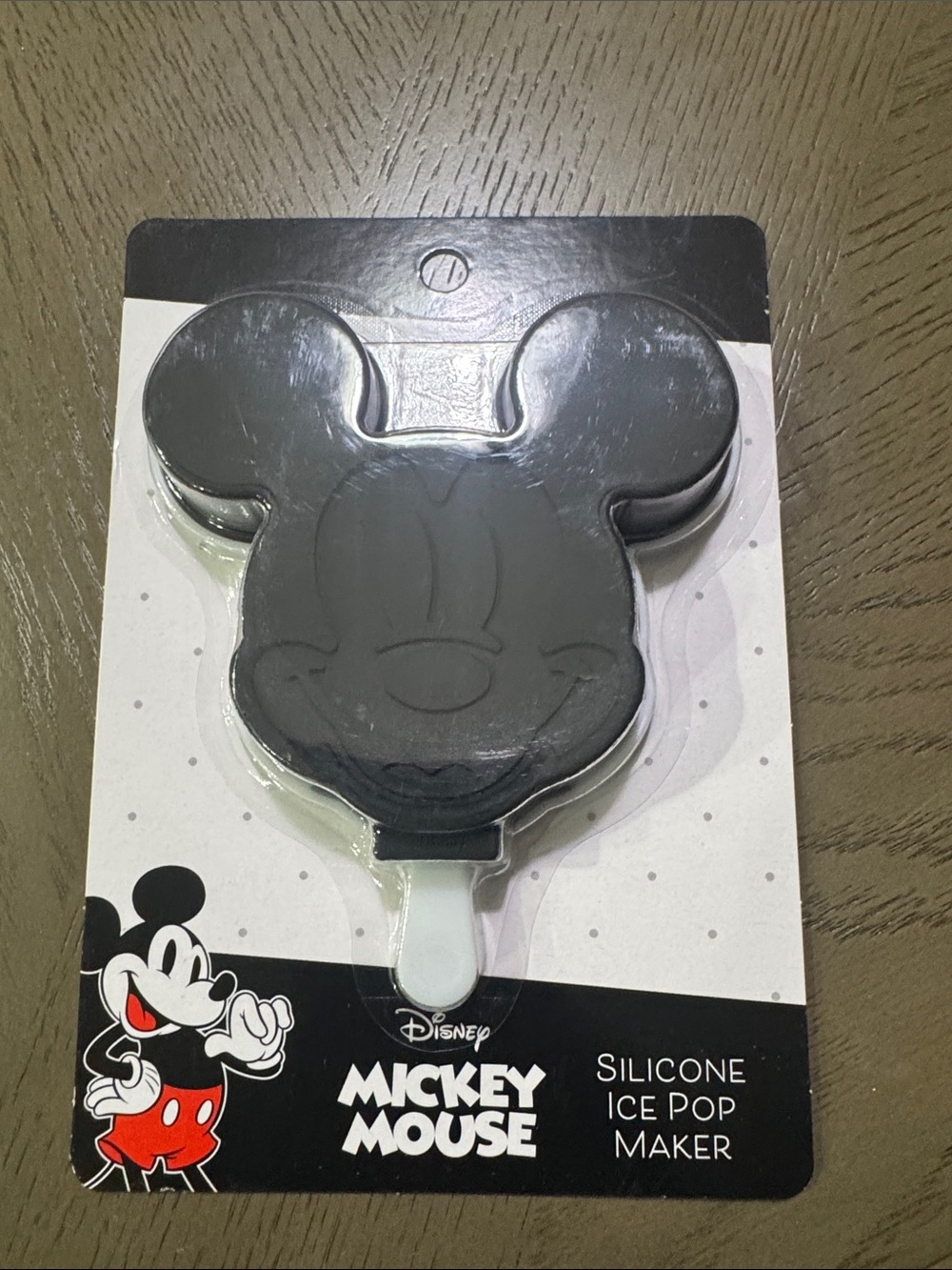 Disney Mickey Mouse Silicone Ice Pop Mold in Black